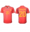 Spanien Daniel Carvajal #20 Hjemmebanetrøje VM 2022 Kortærmet