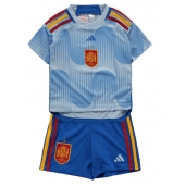 Spanien Udebanetrøje Børn VM 2022 Kortærmet (+ Korte bukser)