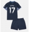 Tottenham Hotspur Cristian Romero #17 Udebanetrøje Børn 2023-24 Kortærmet (+ Korte bukser)