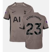 Tottenham Hotspur Pedro Porro #23 Tredjetrøje 2023-24 Kortærmet