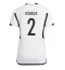 Tyskland Antonio Rudiger #2 Hjemmebanetrøje Dame VM 2022 Kortærmet