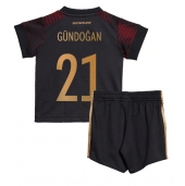 Tyskland Ilkay Gundogan #21 Udebanetrøje Børn VM 2022 Kortærmet (+ Korte bukser)