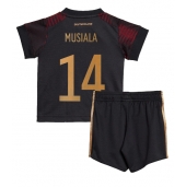 Tyskland Jamal Musiala #14 Udebanetrøje Børn VM 2022 Kortærmet (+ Korte bukser)