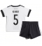 Tyskland Thilo Kehrer #5 Hjemmebanetrøje Børn VM 2022 Kortærmet (+ Korte bukser)