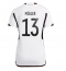 Tyskland Thomas Muller #13 Hjemmebanetrøje Dame VM 2022 Kortærmet